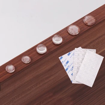 

Door stop self-adhesive silicone cushion cabinet bumper rubber shock-absorbing cushion cushion furniture hardware