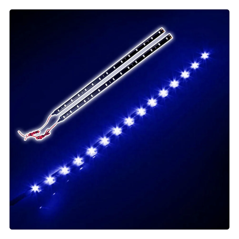 Светодиодный светильник для украшения автомобиля на Рождество 12 В 15 Дюймов 30 см