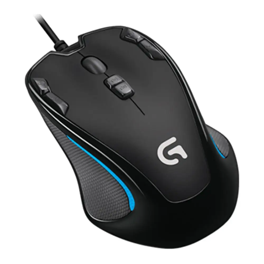 Производитель Восстановленное: logitech G300s игровой Мышь 2500 Точек на дюйм USB Проводная оптическая Сенсор и посторонней помощи Мышь с 7 цветов с подсветкой