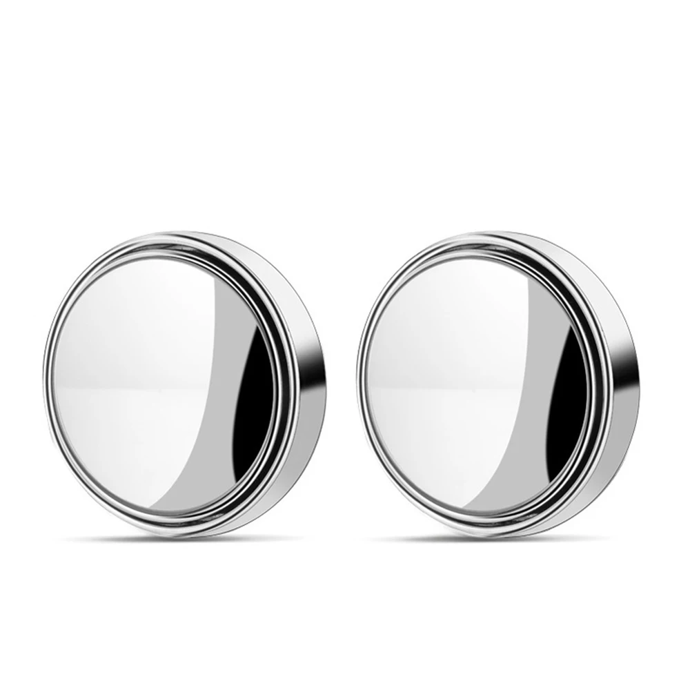 HD Glass Car Blind Spot Mirror 2Pcs Auto Motorcycle 360&deg; Adjustable Wide Angle Rearview Mirrors Extra Round blind spot mirror motorcycle mirror motorcycle mirrors