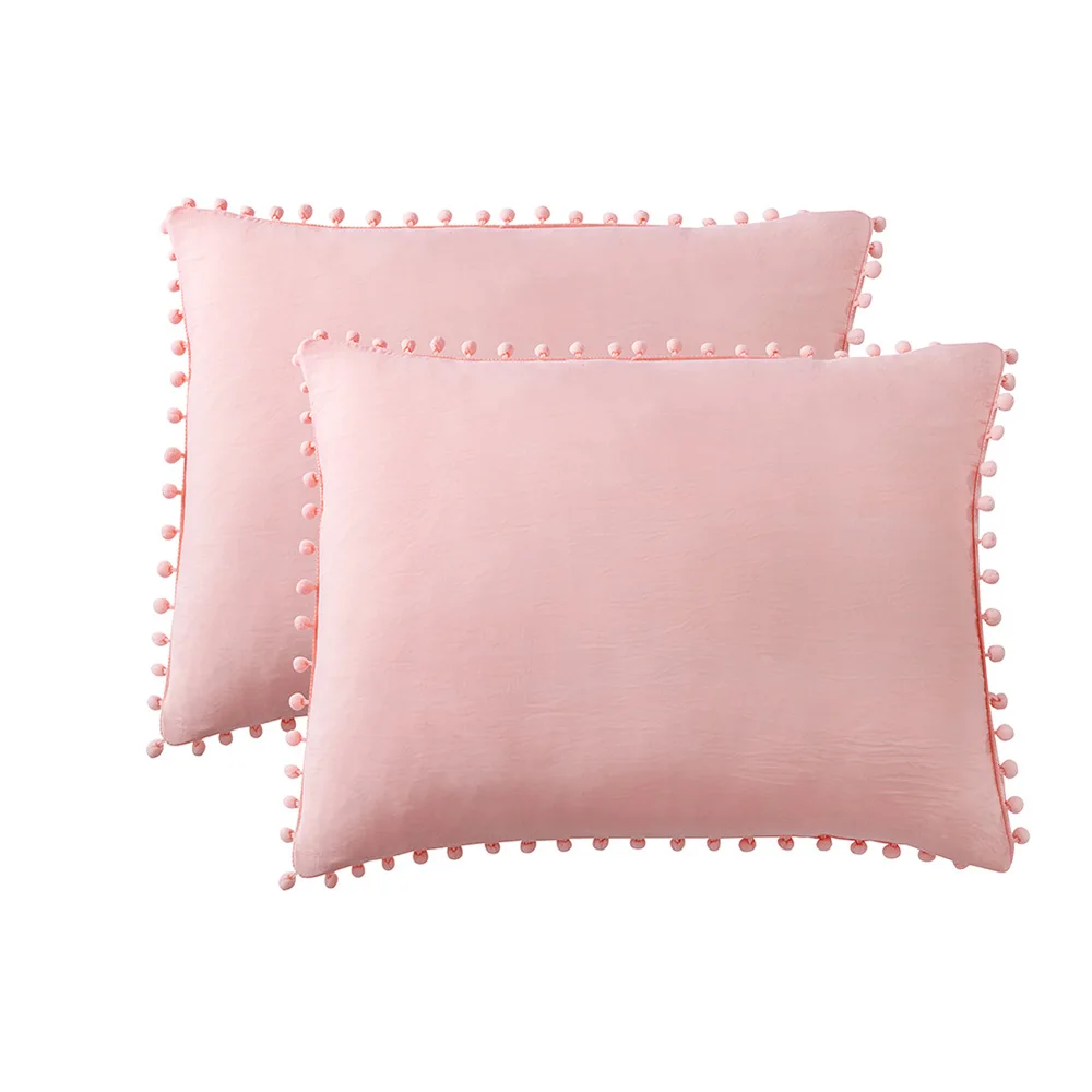 

2019 New Style Fashion Solid Color Topper Domestic Pillowcase