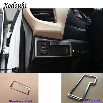 

For Toyota Corolla Altis 2014 2015 2016 detector stick ABS Chrome/stainless steel front head fog light switch trim frame lamp