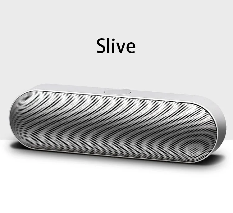Slive Портативный 3D стерео Bluetooth динамик с двойным драйвером громкий динамик звуковая система Музыка объемный поддержка TF AUX USB Play - Цвет: Slive