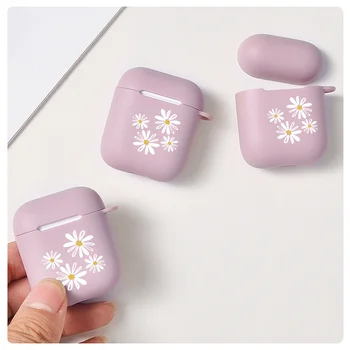 

Cute Little Daisy For Airpods 1 2 Wireless Headphone Protective Cover Silicone Shockproof Box For Apple Air Pods Earphone Coque