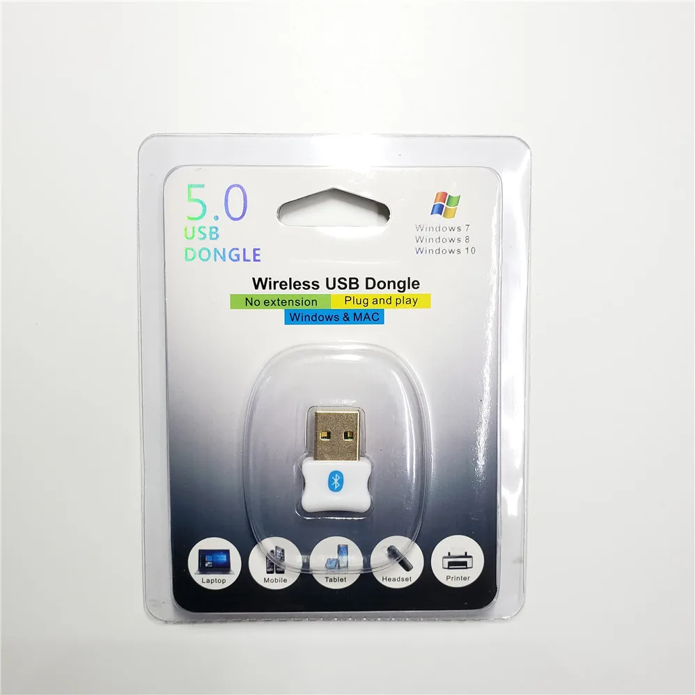 800 шт. USB Bluetooth 5,0 адаптер передатчик Bluetooth приемник аудио V5.0 Bluetooth беспроводной ключ для компьютера ПК ноутбука
