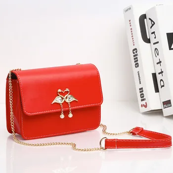 

Women's New Shoulder Bag Chain Bag Solid Color and Simple Women's Bag