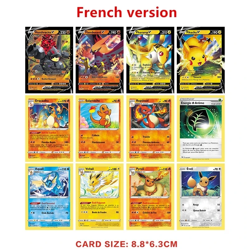 360 Pçs Versão Francesa Cartões Pokemon Escuridão Ablaze Tensão Vívida Tcg  Série Booster Caixa Coleção Cartão De Negociação Jogo Brinquedos - Jogos De  Carta Colecionáveis - AliExpress