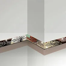 Стерео зеркало наклейка линия талии Baseboard потолочный телевизионный фон с окаймленным дизайном декоративная наклейка