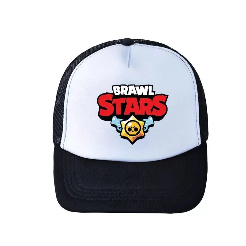 Braw stars бейсбольная кепка мультяшная хлопковая Повседневная шляпа для мужчин и женщин дышащая Летняя Сетка Солнцезащитная шляпа регулируемая бейсболка хип хоп Кепка Gorras - Цвет: E9