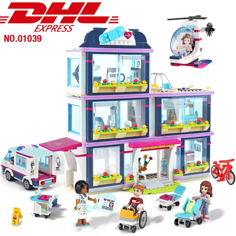 

Compatible with legoes Friends 41317 Building blocks 01038 651pcs Bricks Princess Sunshine Catamaran figures toys for children