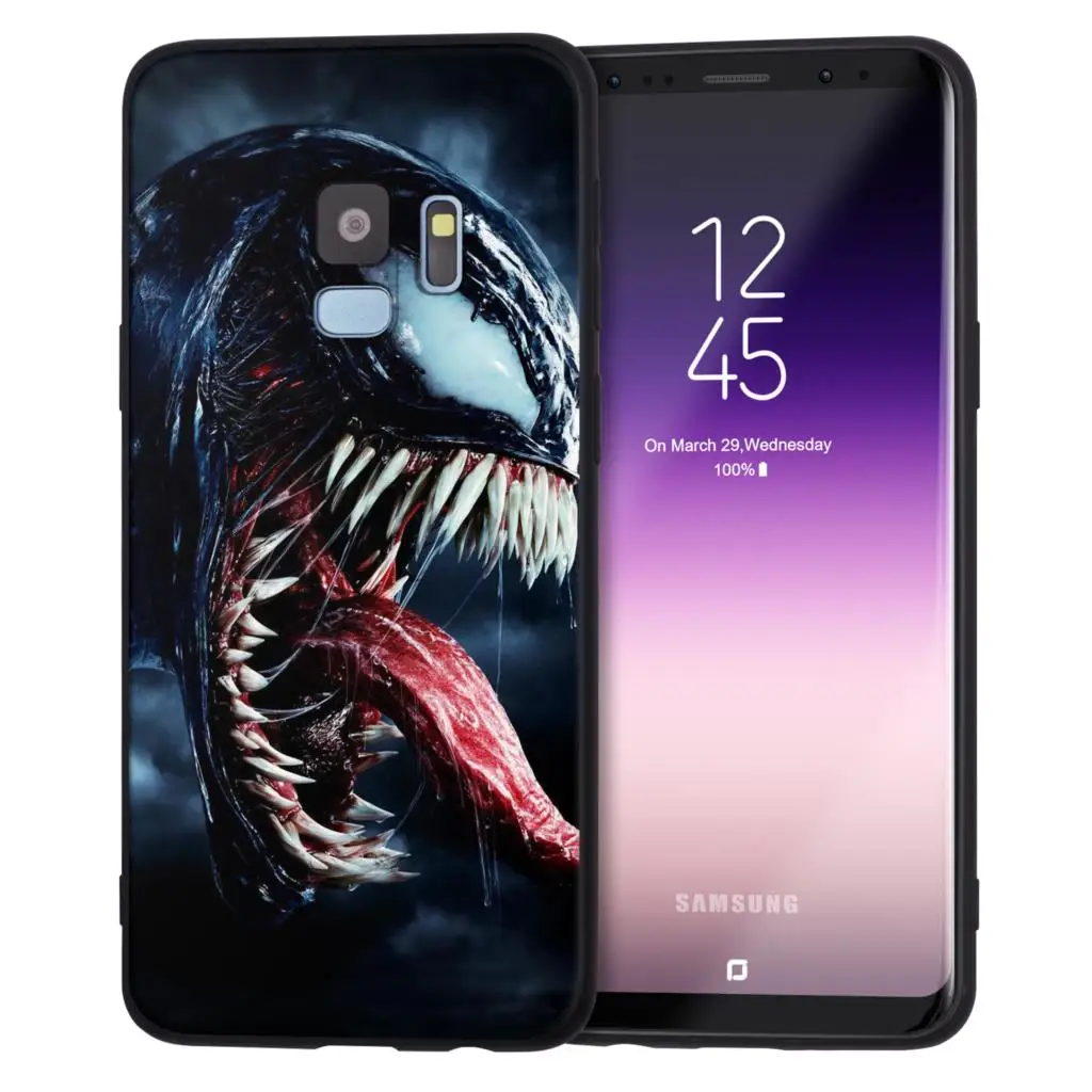 Venom чехол для Samsung Galaxy J3 J5 J7 ЕС S8 S9 S10 плюс S10E A5 A6 A7 A8 A9 A70 A50 A40 M20 для задней панели мобильного телефона из термопластика чехол - Цвет: H7043