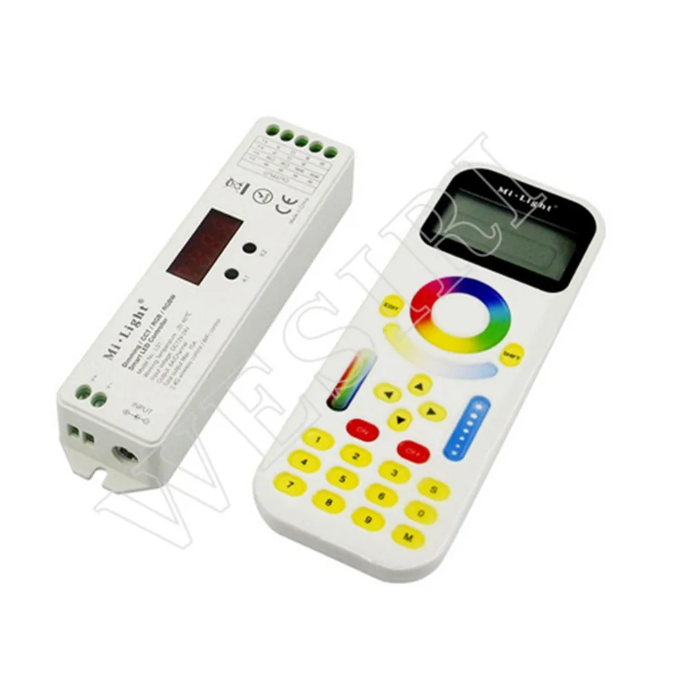 Milight DC12V-24V 2 4G беспроводной Wi-Fi контроллер для светодиодной ленты Dim CCT RGB RGBW MiLight LS1 4