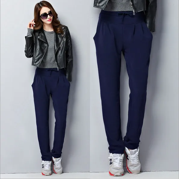 6XL, Летние Теплые штаны в стиле Харадзюку, Pantalones Mujer,, женские брюки, элегантные, свободные, негабаритные, женские штаны-шаровары с лямкой через шею, K433