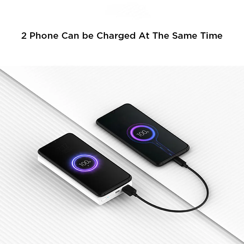 Xiaomi, беспроводной внешний аккумулятор, 10000 мА/ч, Молодежный Тип C, внешний аккумулятор, 10000 Qi, Быстрое беспроводное зарядное устройство, портативная зарядка, Pover bank