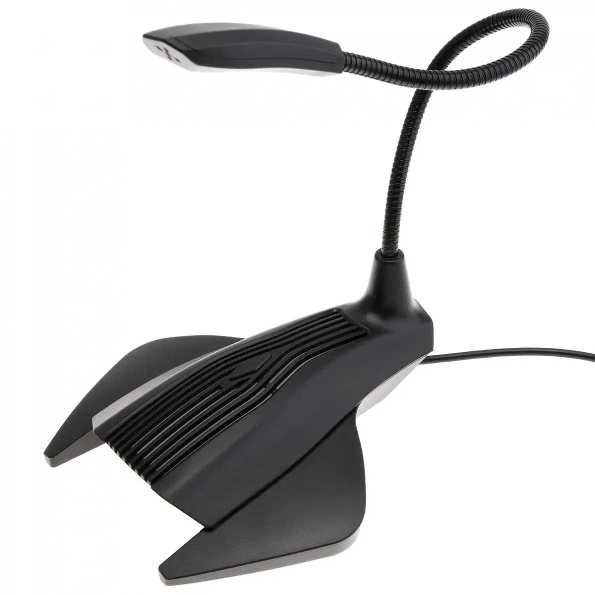 Настольный микрофон DC 4,5 V USB HD с шумоподавлением, компьютерный игровой микрофон с семью цветными огнями