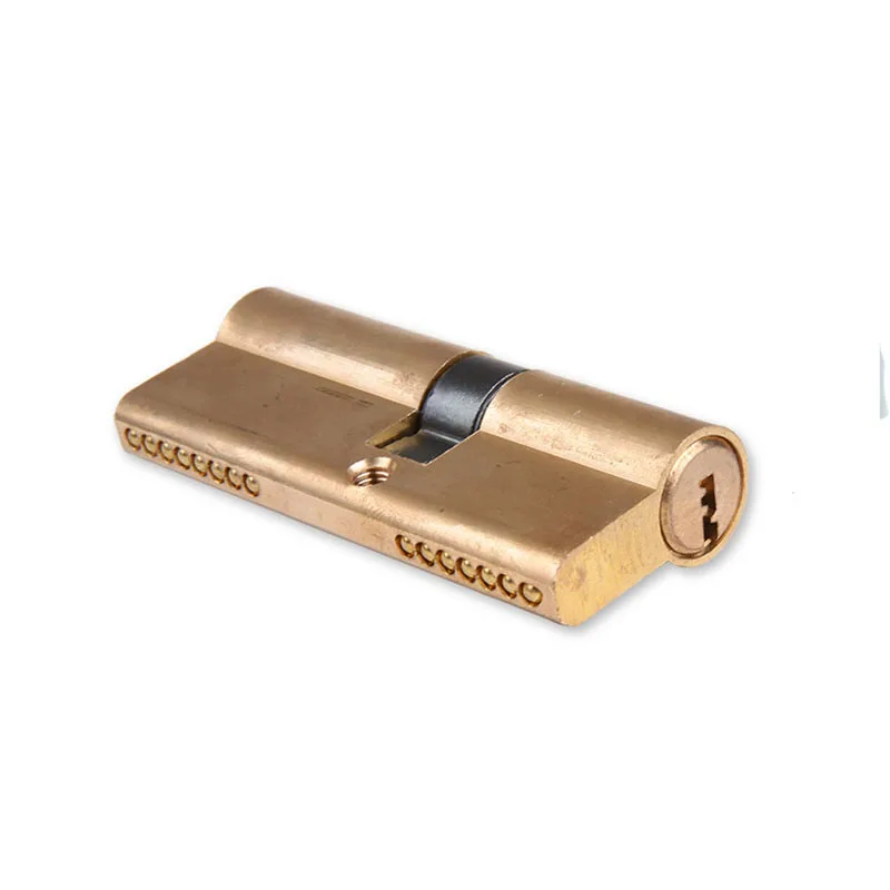 Cylinder AB Key Anti-Theft Lock 60 65 70 80 90 115mm Cylinder Biased Lock Entrance Brass Door Lengthened Core Extended Keys