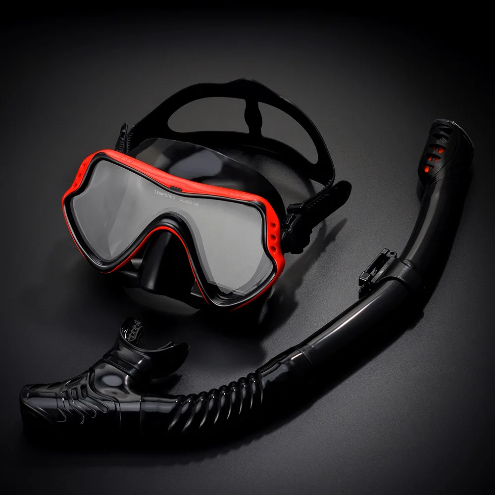 Water Sports wide view diving goggles snorkel Set diving mask