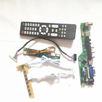 

For NL10276BC28-08B/11/11F LCD panel LVDS 20Pin 1CCFL keyboard+Inverter+Remote T.V53 controller board USB VGA HDMI AV RF DIY kit