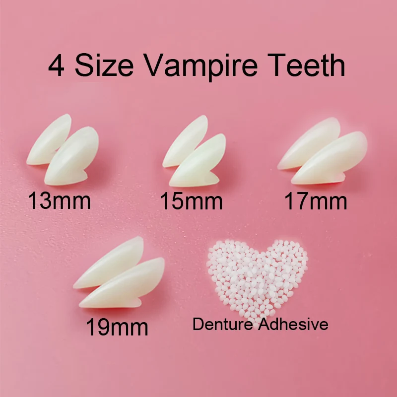 Vampire-Teeth-Fangs-Elf-Ears-Dentures-Props-Halloween-Costume-Fairy-Cosplay-Zombie-False-Tooth-Ears (2)