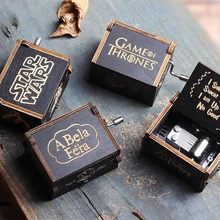 Новинка, деревянная музыкальная шкатулка для королевы, Игра престолов, Dragon Ball TO MY Goigeous, тематическая музыкальная шкатулка для жены, рождественский подарок