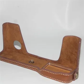 

PU Leather Camera Case Half Body Base Protective Cover for Fuji Fujifilm X-PRO3 Camera Accessories Scratchproof Case