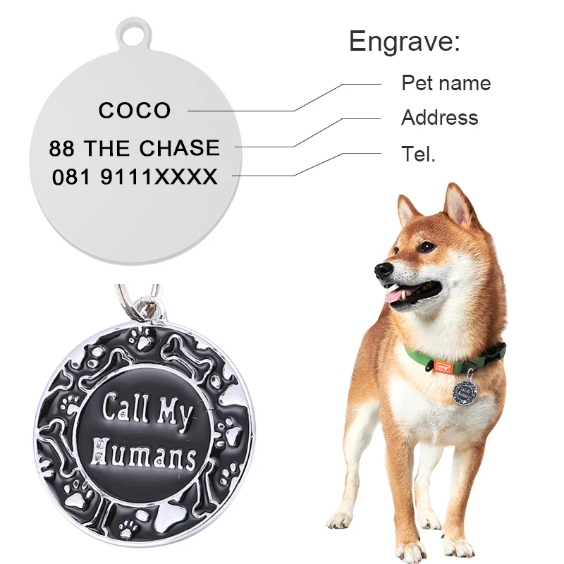 Personalized Engraved Pet ID Tag 3