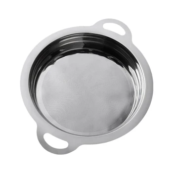 

300Ml 304 Stainless Steel Filter Milk Tea Juice Soybean Milk Small Hole Strainer Rice Strainer Sifter Fine Mesh Strainer