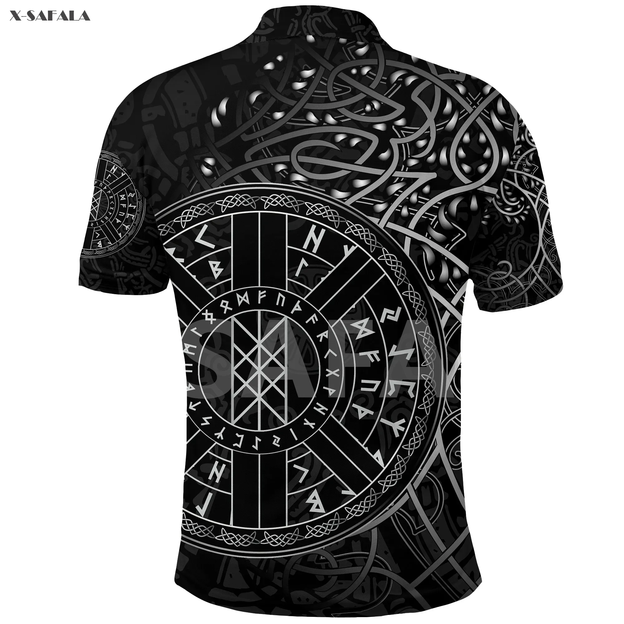 Viking Baldur Norse Mythology Tattoo Raven 3d Full Printed Men Women Thin  Polo Shirt Collar Short Sleeve Street Wear Casual Tee - Polo Shirts -  AliExpress
