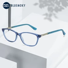 BLUEMOYK, Ретро стиль, оправа для очков, женские очки, ацетатная оправа, оправа для очков, для женщин,, оправа для очков, очки, BT7091