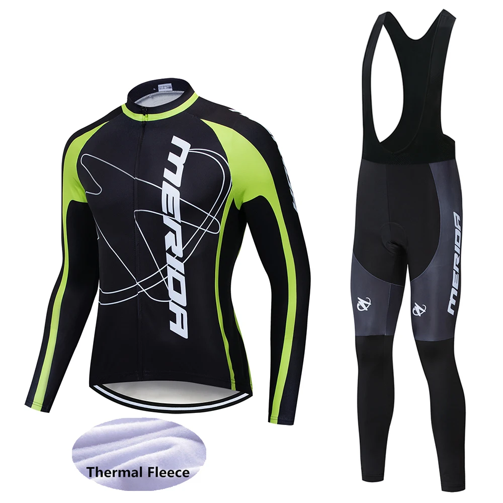 Cycling suit Профессиональная Зимняя Теплая Флисовая велосипедная футболка с длинным рукавом, одежда для велоспорта - Цвет: Cycling suit