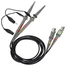 P6100 2 pièces haute précision Oscilloscope sonde 1X 10X 100MHz pince crocodile sonde de Test