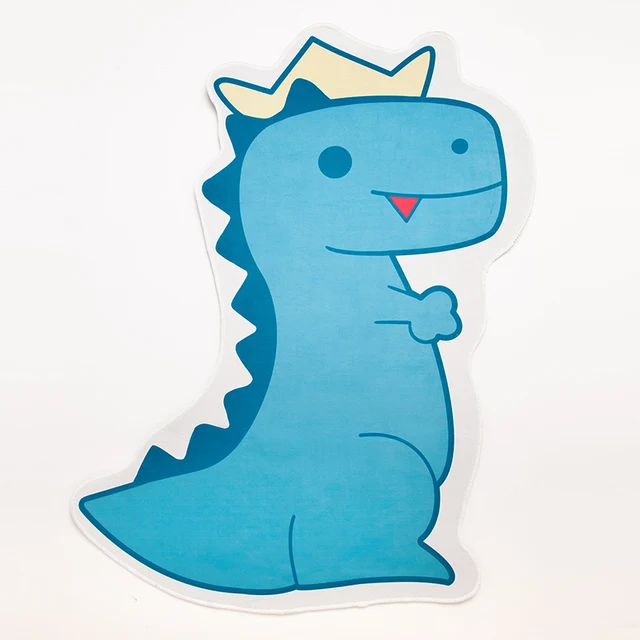 125x90cm Cute Mat Cartoon Animals Dinosaur Shape Kids Developing Rug Mats Crawling Soft Blanket Carpet Toys For Baby 6