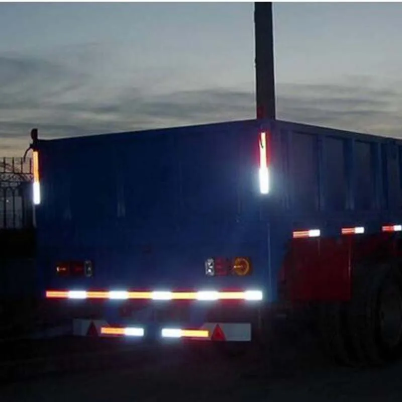 Накладные стильные предупредительные полоски, светоотражающие, 5 см X 3,0 м, автомобильные аксессуары
