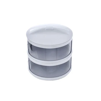 

Food Cover Anti Dust Stackable Thermal Sealing Accessory Deodorant Slid Door Easy Clean Kitchen Storage Multi Layer Transparent