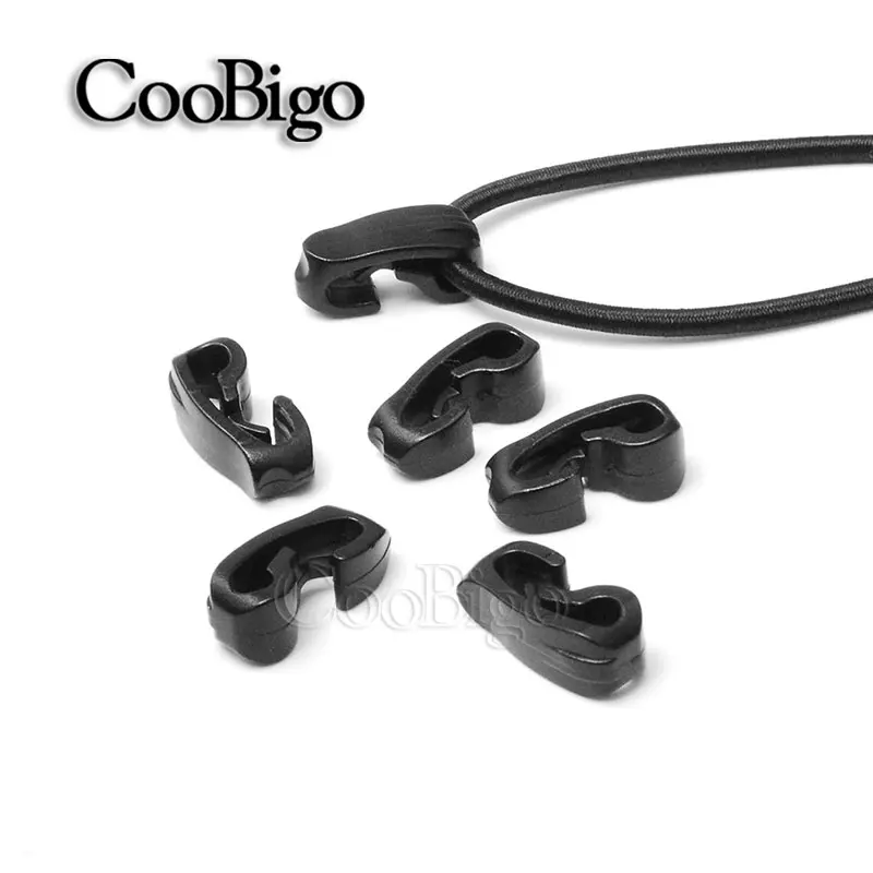 25pcs External Strapping Plastic Buckle Snap Hook Elastic Rope Cord ...