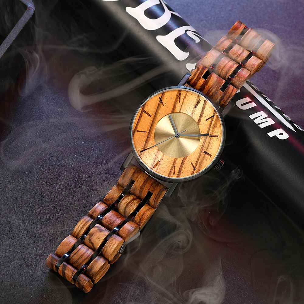 Top Brand Wooden Watch Men Wood Quartz Watches Luxury Military Sports Watch Waterproof Clock Male Business Relogio Masculino