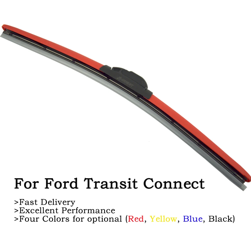 2 шт цветные бескаркасные гибридные Дворники для Ford Transit Connect натуральные мягкие
