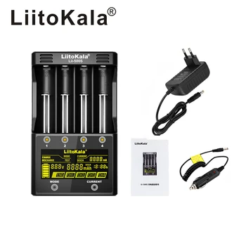 

LiitoKala lii-500S LCD 3.7V 1.2V 18650 26650 21700 Battery Charger with screen ,Test the battery capacity Touch control