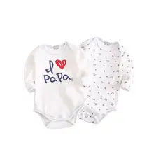 Ensemble 2 pièces pour nouveau né, combinaison en coton pur, à manches longues, Triangle, pour garçon et fille, vêtements d'escalade, printemps automne 