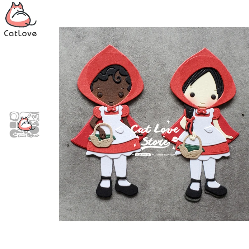 catlove-little-red-riding-hood-metal-cutting-dies-scrapbooking-stencil