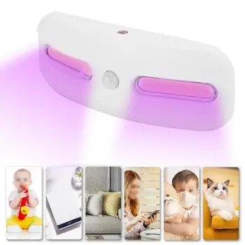 

Portable UV Led Violet Lamp Handheld Cleaning Light with Charging Cable for Mobile Phone Clothes New