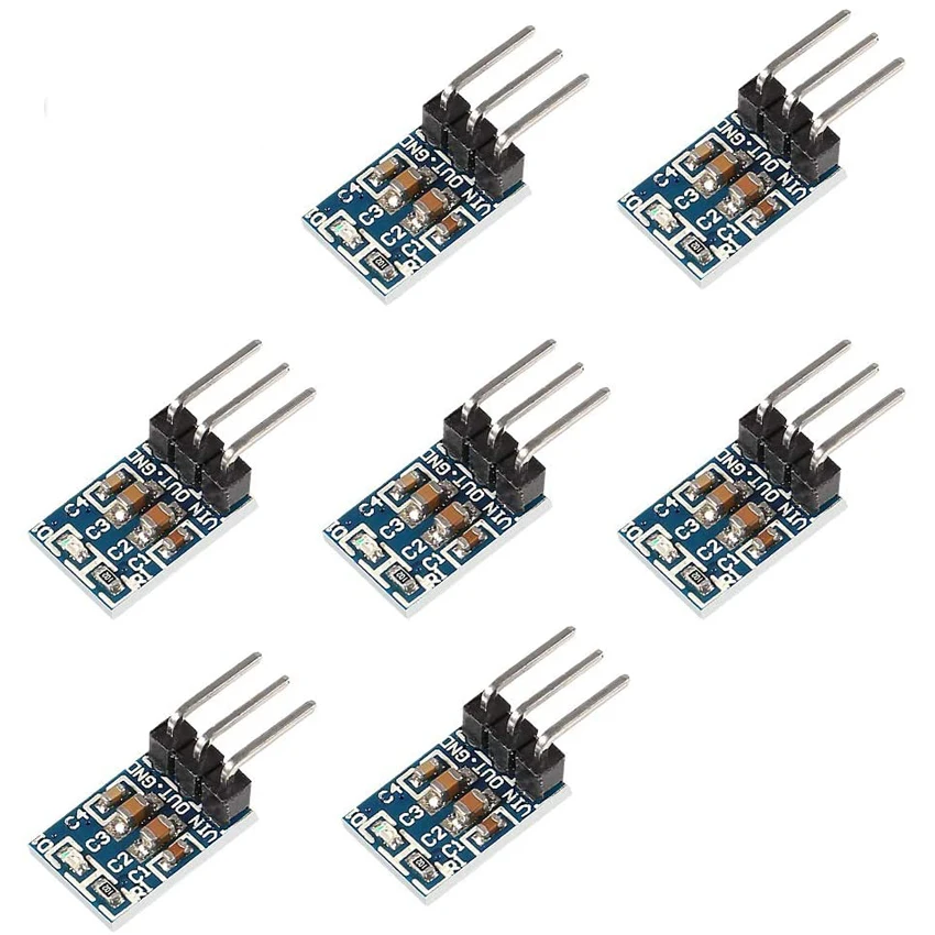 3.3V DC-DC Buck Converter 3 Pins AMS1117-3.3V DC 4.75V-12V to Voltage Regulator Step Down Power Supply 800mA Module | Электронные