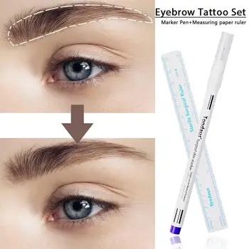 

Surgical White Eyebrow Tattoo Skin Marker Pen Microblading Accessories Tattoo Marker Brow Pencil Permanent Beauty Makeup