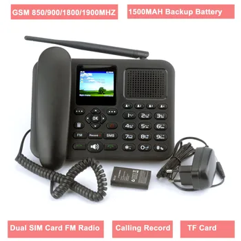 

Multi Languages Cordless Phones with Colorful LCD GSM SIM Card 2G 3G 4G Wireless Fixed Phone Desktop Telephone for Office Home