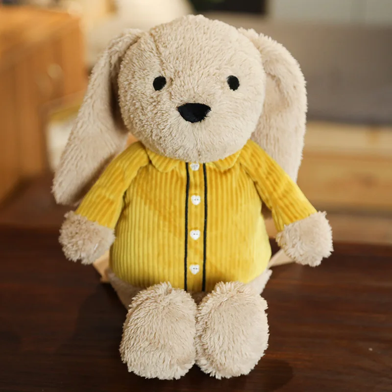 Горячая Прекрасный кролик и мышь мягкие сумки лопкий Ушастый животное Kawaii Плюшевые игрушки рюкзак рождественские день рождения подарки для детей девочек - Цвет: rabbit