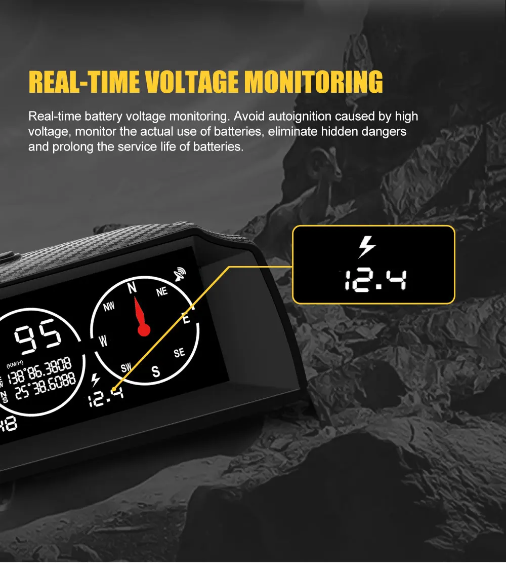AUTOOL X91 3in1 HUD GPS Speedometer Slope Meter TPMS for All Vehicle Speed  Inclinometer Car Compass Pitch Tilt Angle Protractor