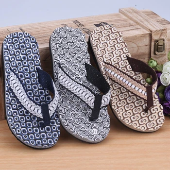

2020 New Arrival Summer Men Flip Flops High Quality Beach Sandals Anti-Slip Zapatos Hombre Casual Shoes Wholesale