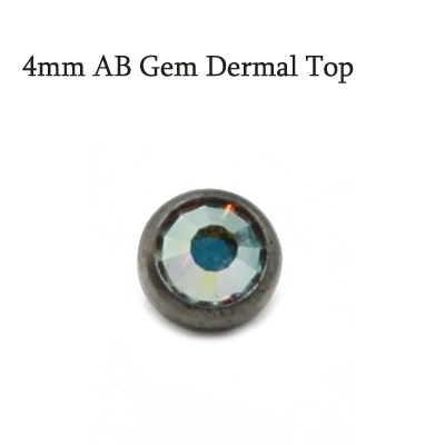 Piece 100% Titanium Micro Dermal Anchor Internally Thread Opals Zircon CZ Gem Top Piercing Skin Diver Base Body Jewelry 16G