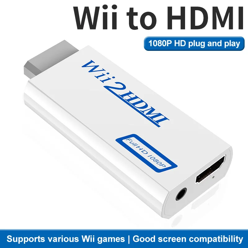 Felkin для Wii в HDMI конвертер адаптер FullHD 1080P Wii2HDMI 3 5 мм аудио ПК HDTV монитор