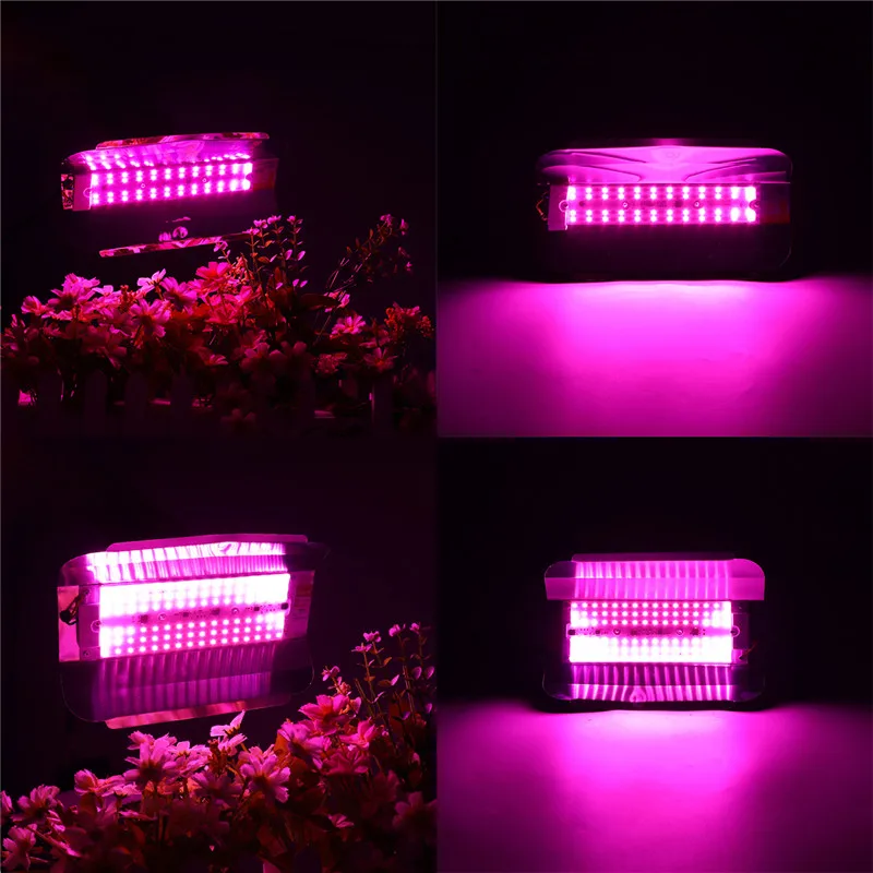 LED Grow Light 50W 100W Full Spectrum Phyto Flood lights Iodine Lamp AC 220V LED Grow Lamp Waterproof ip65 Support